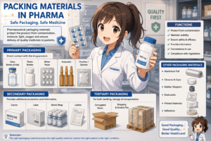 Packing Materials used in pharma
