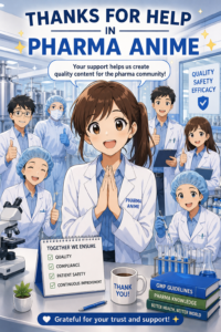 Thanks for Help in Pharma
