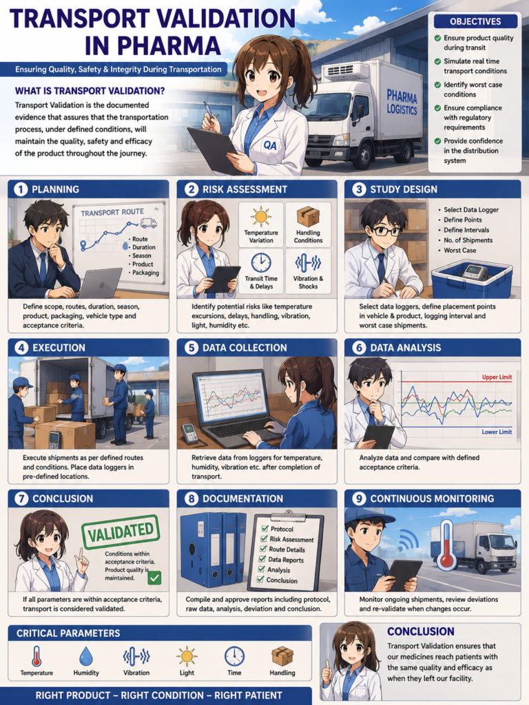Transport Validation in Pharma