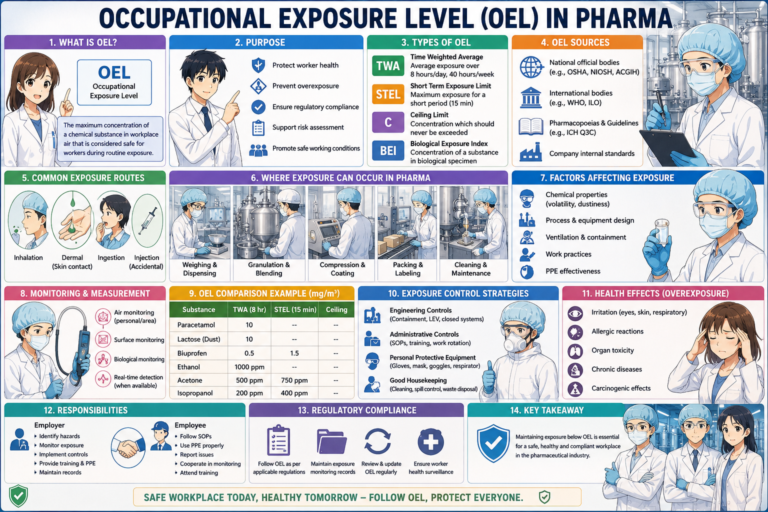 Occupational Exposure Level in Pharma