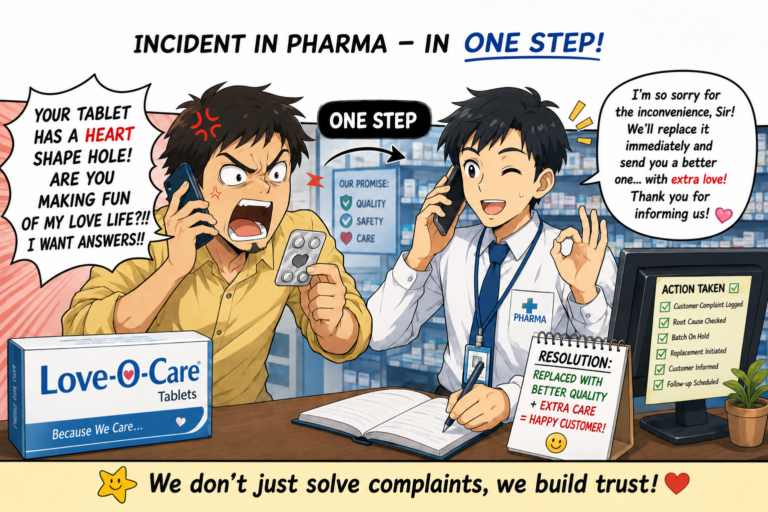 Incident in pharma
