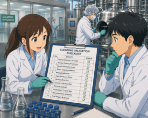 Checklist for Cleaning Validation