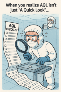 Risk Assessment for AQL not performed