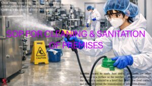 Pictorial SOP for Cleaning & Sanitation of Premises