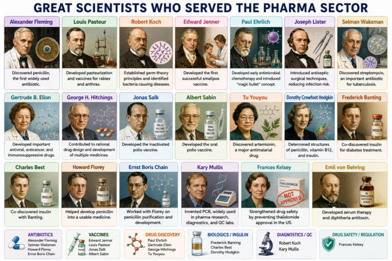 Great Scientist who served pharma