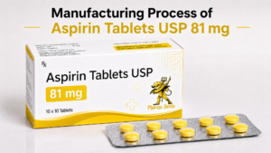 Manufacturing Process of Aspirin Tablets USP 81 mg