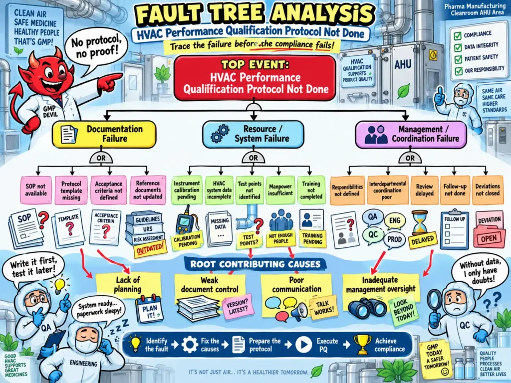 Fault Tree Analysis – HVAC Performance Qualification Protocol Not Done: