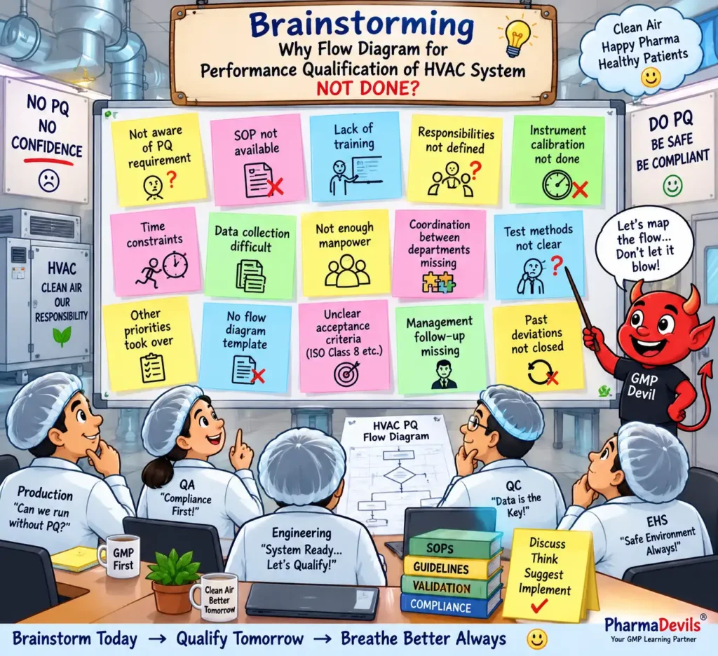 Brainstorming – HVAC Performance Qualification Not Done: